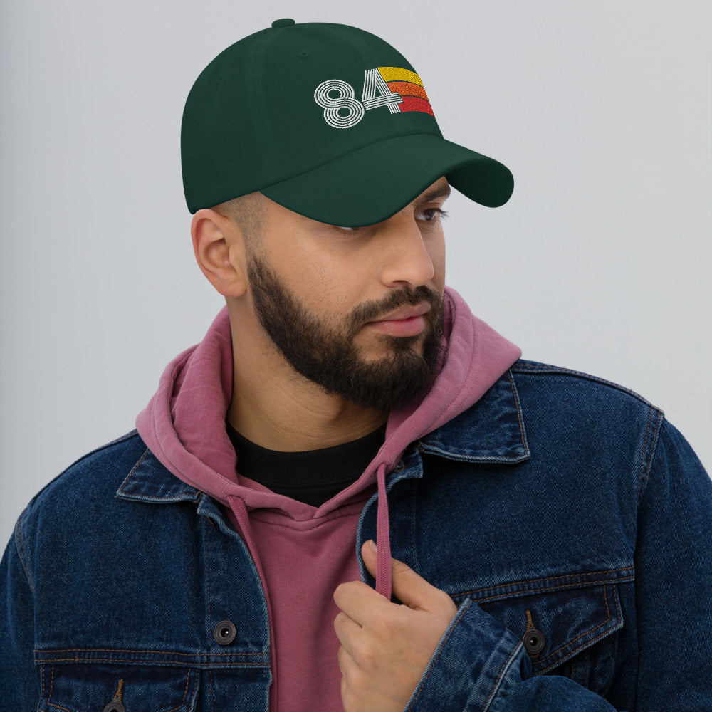 Retro Tri-Line 1984 Baseball Dad Hat