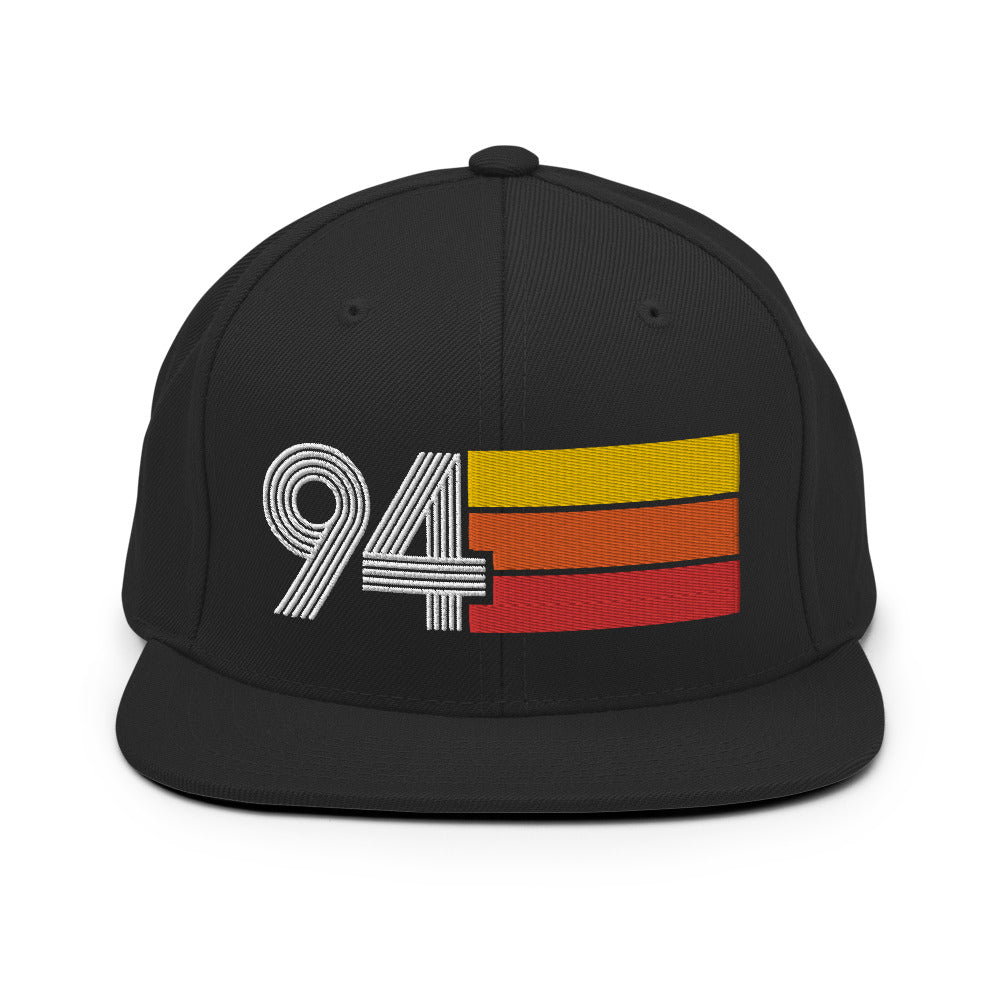 94 - 1994 Retro Tri-Line Snapback Hat