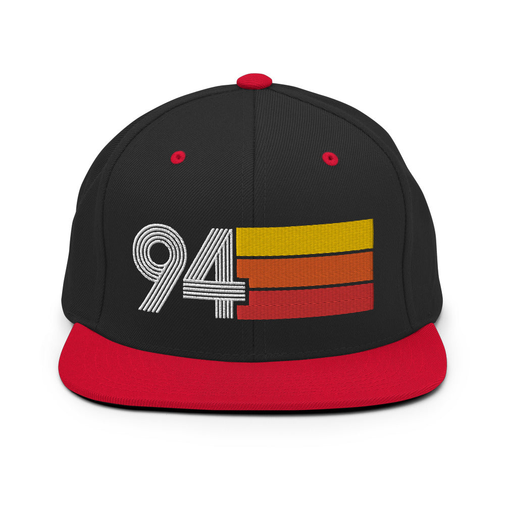 94 - 1994 Retro Tri-Line Snapback Hat