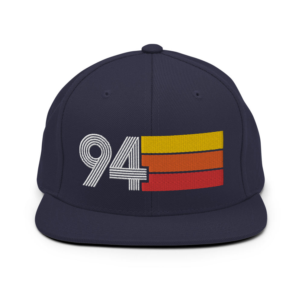 94 - 1994 Retro Tri-Line Snapback Hat