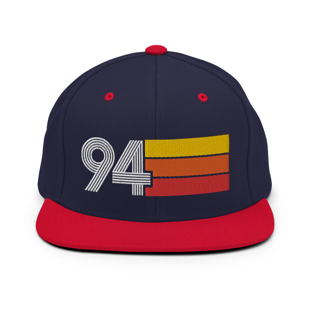 94 - 1994 Retro Tri-Line Snapback Hat