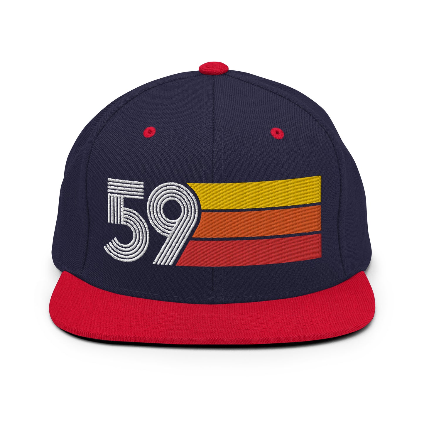 59 - 1959 Retro Tri-Line Snapback Hat