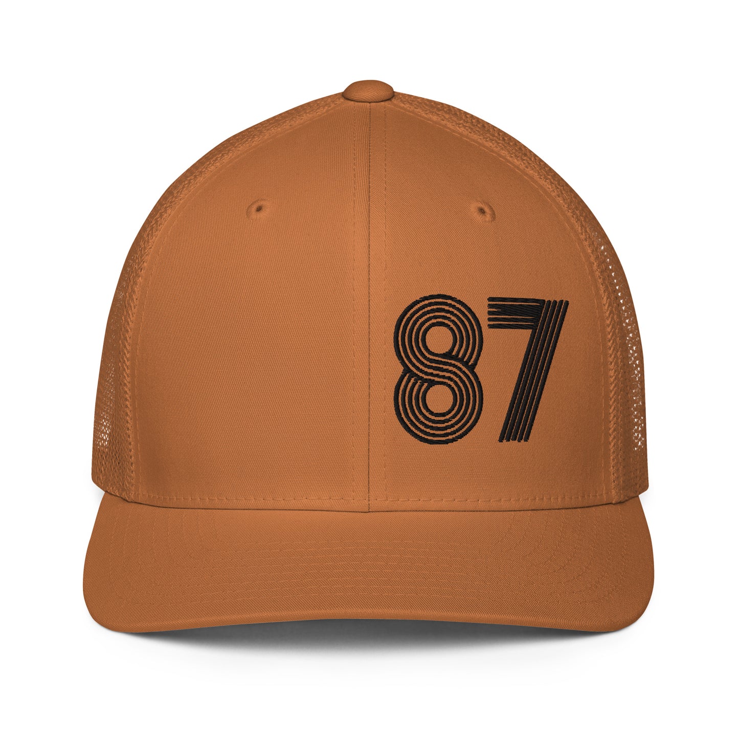 87 - Number Only Closed-back trucker cap