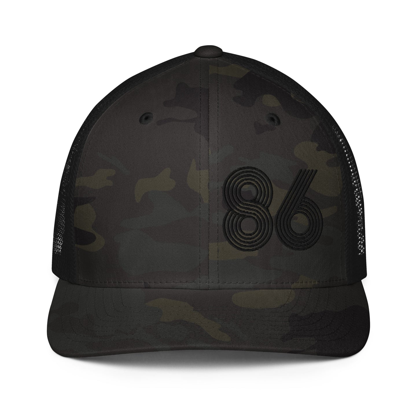 86 - Number Only Closed-back trucker cap