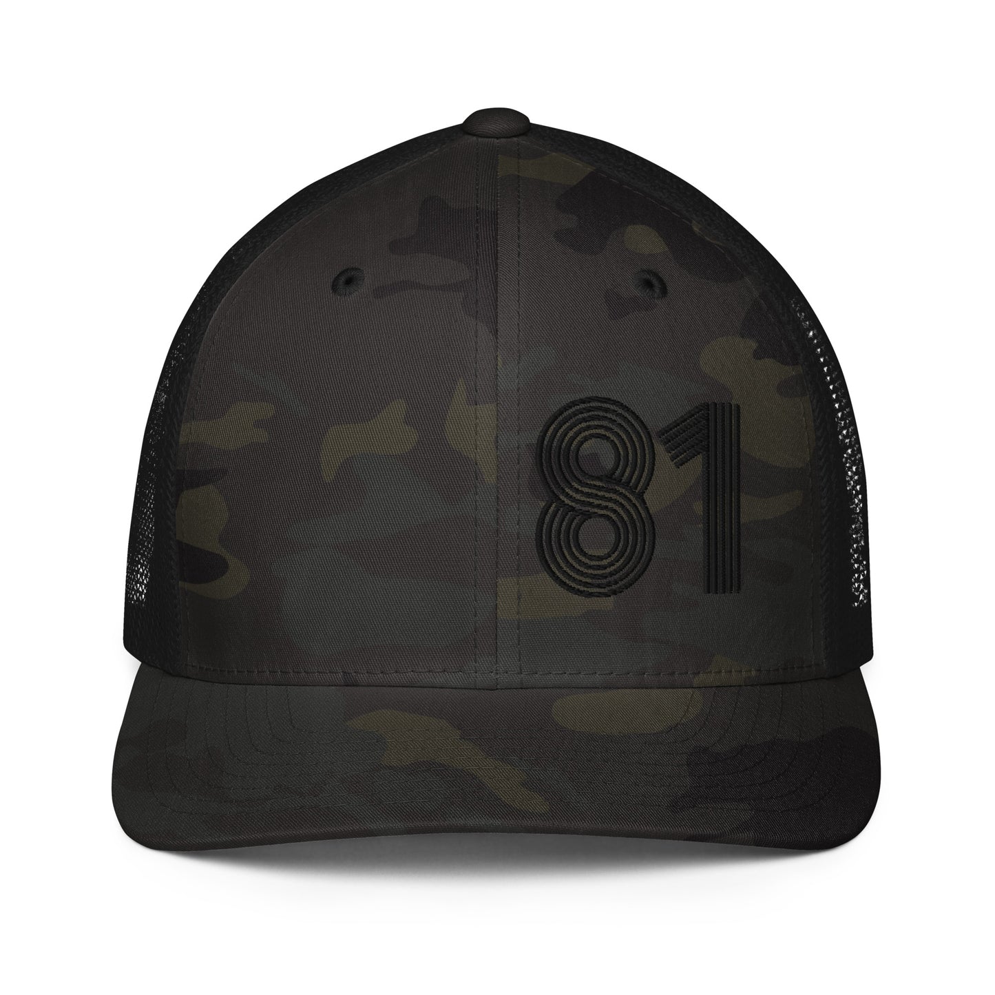 81 - Number Only Closed-back trucker cap