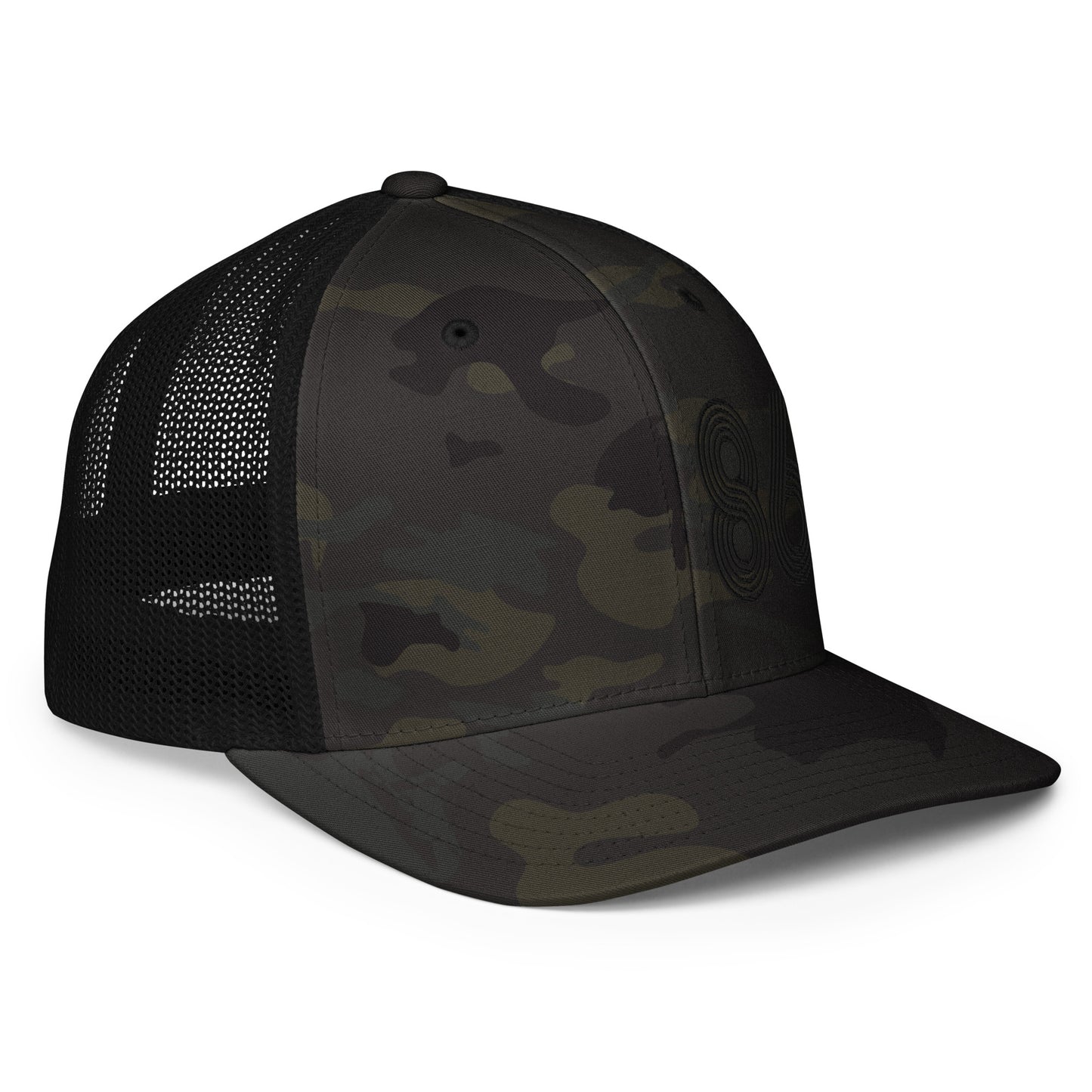 86 - Number Only Closed-back trucker cap