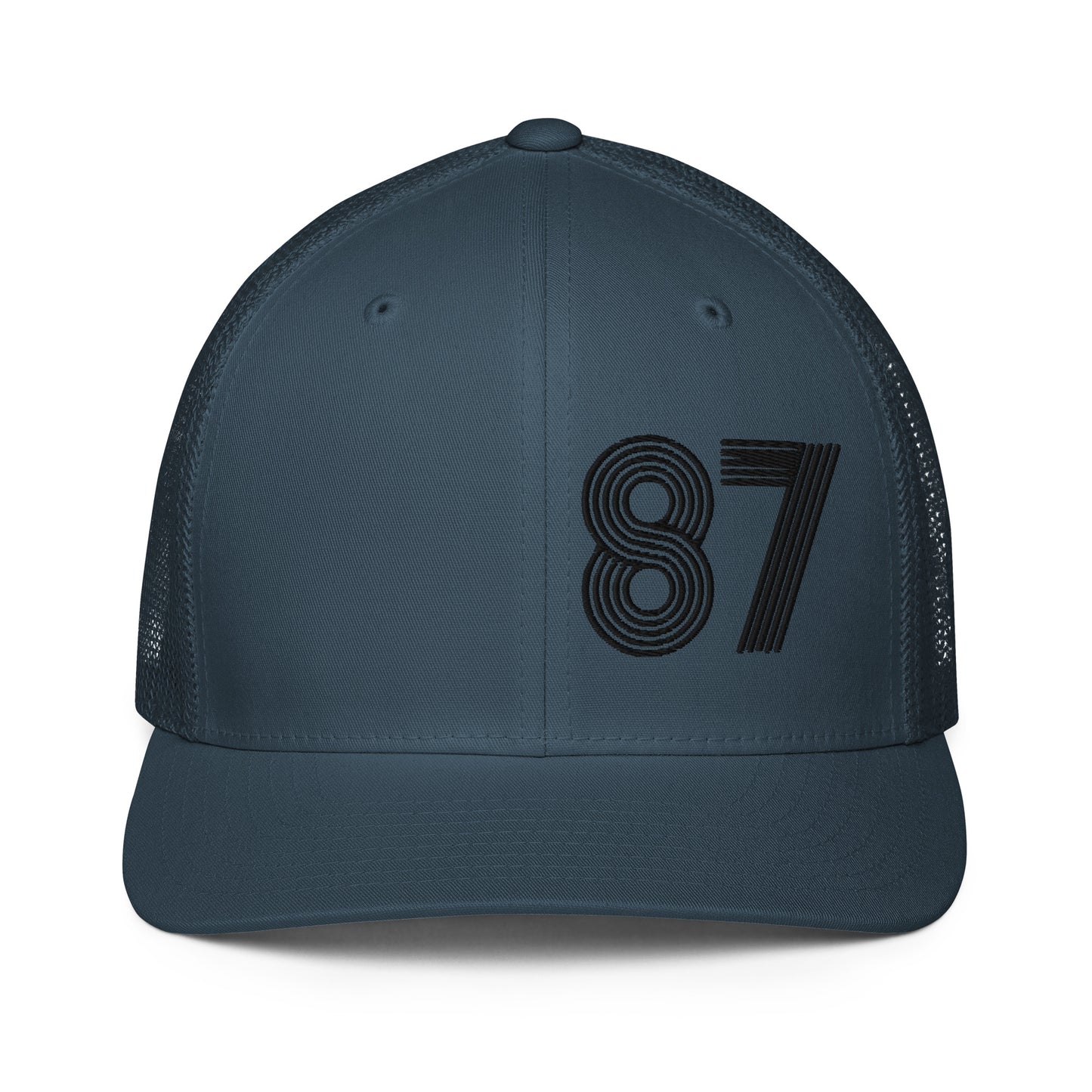 87 - Number Only Closed-back trucker cap