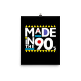 Made in the 90's Wall Art Poster