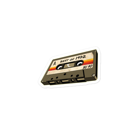 72 - Best of 1972 - Retro Cassette Tape Vinyl Decal stickers
