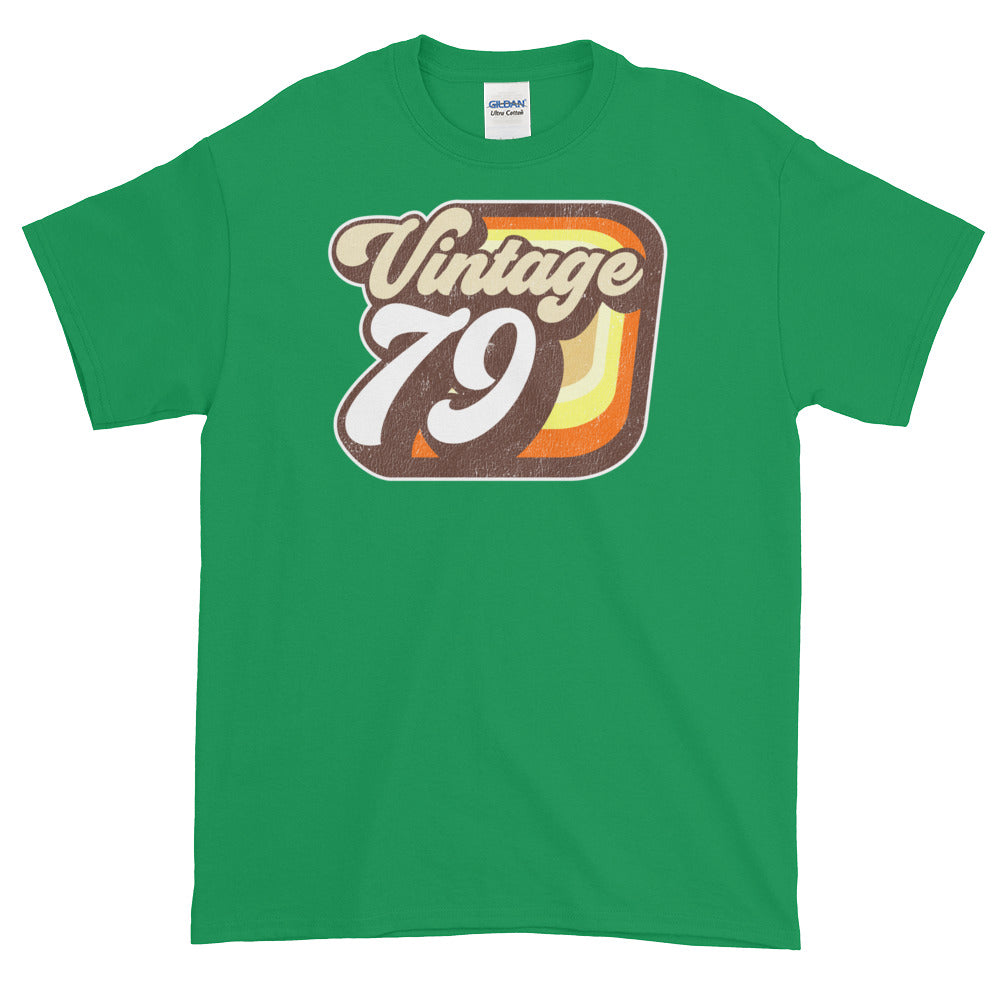 Vintage 1979 Retro Birthday Short-Sleeve T-Shirt - Styleuniversal