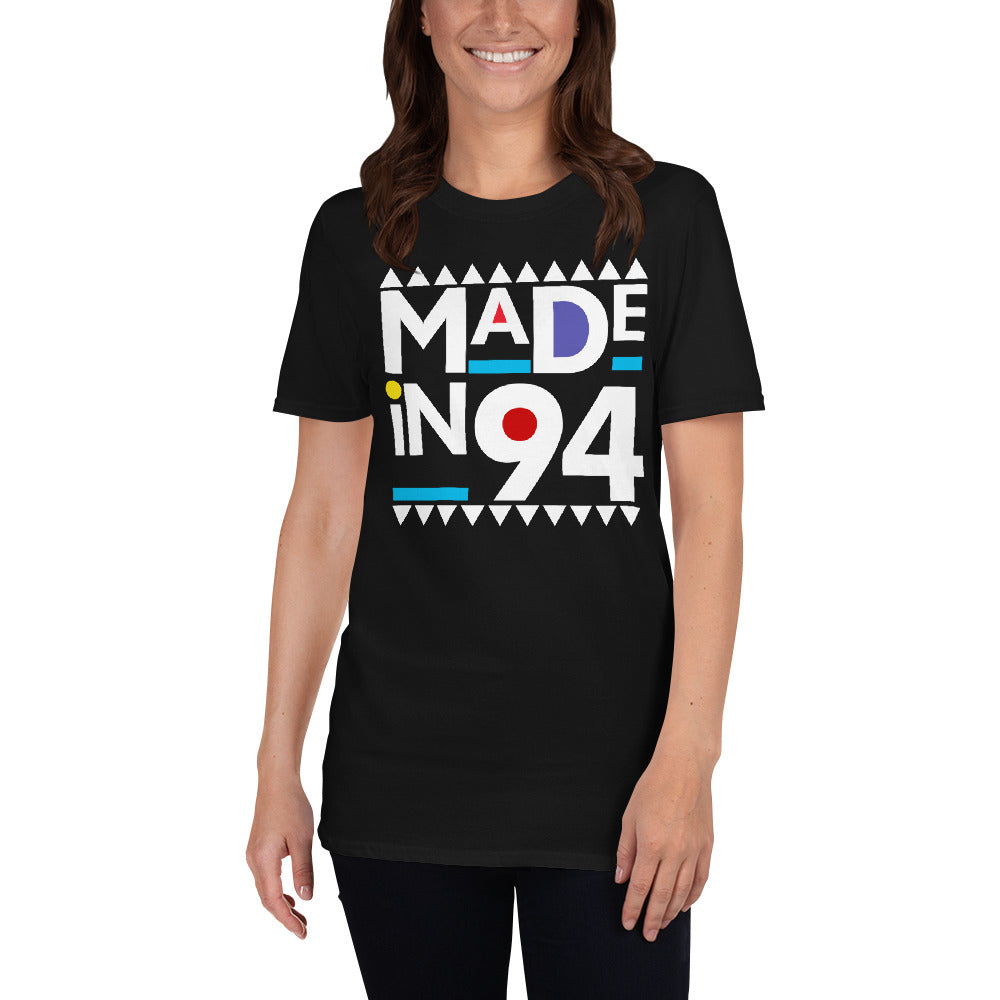 Made in 1994 Retro 90s Short-Sleeve Unisex T-Shirt