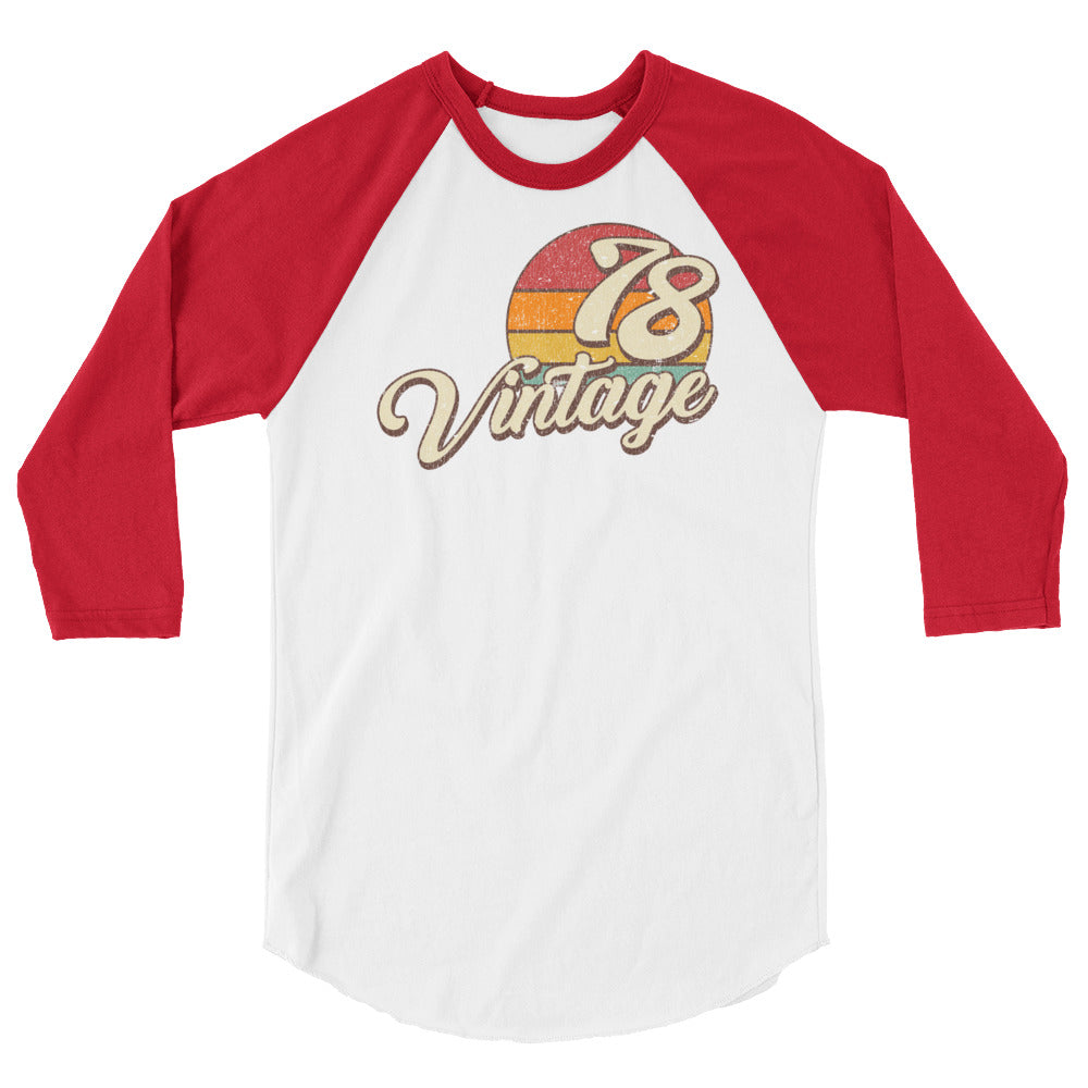 Vintage 1978 3/4 sleeve raglan shirt - Styleuniversal
