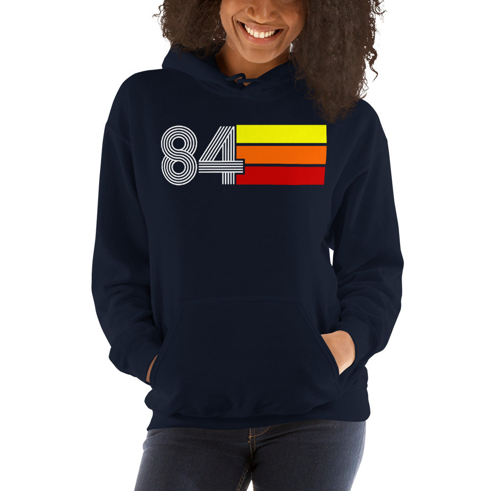 Retro Expo 1984 Men's Women's Unisex Hooded Sweatshirt