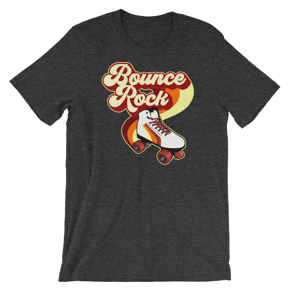 Bounce Rock Roller Skate 70's Disco Short-Sleeve T-Shirt - Styleuniversal