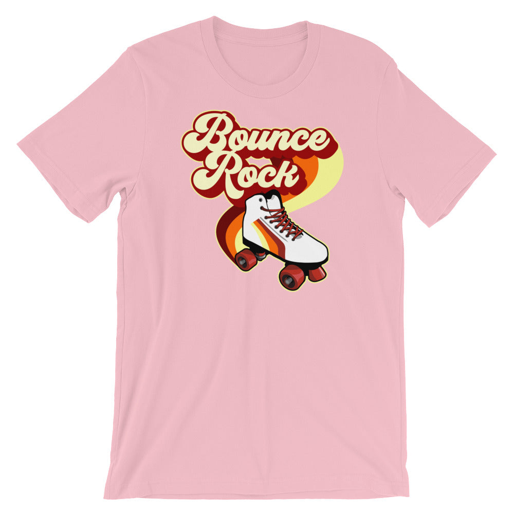 Bounce Rock Roller Skate 70's Disco Short-Sleeve T-Shirt - Styleuniversal