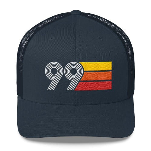 99 Number 1999 Birthday Retro Trucker Hat
