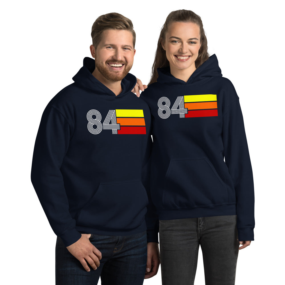 Retro Expo 1984 Men's Women's Unisex Hooded Sweatshirt