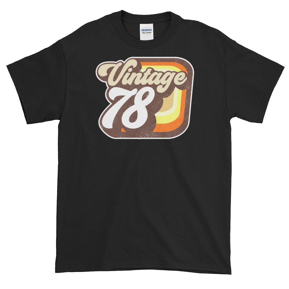 Vintage 1978 Retro Birthday Short-Sleeve T-Shirt - Styleuniversal