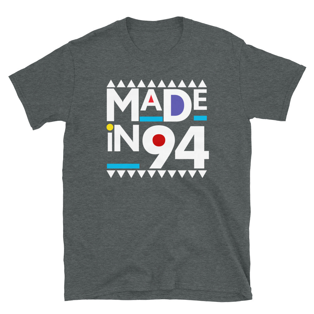 Made in 1994 Retro 90s Short-Sleeve Unisex T-Shirt