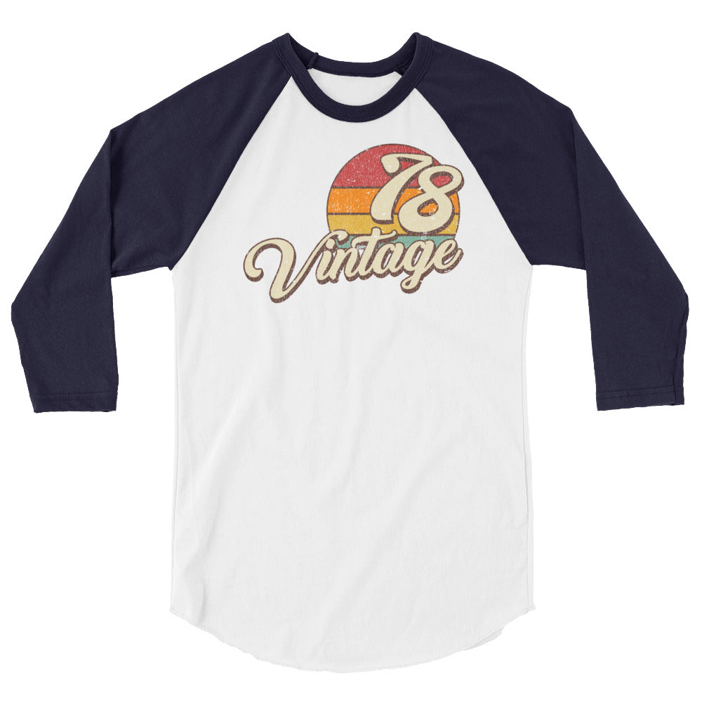 Vintage 1978 3/4 sleeve raglan shirt - Styleuniversal