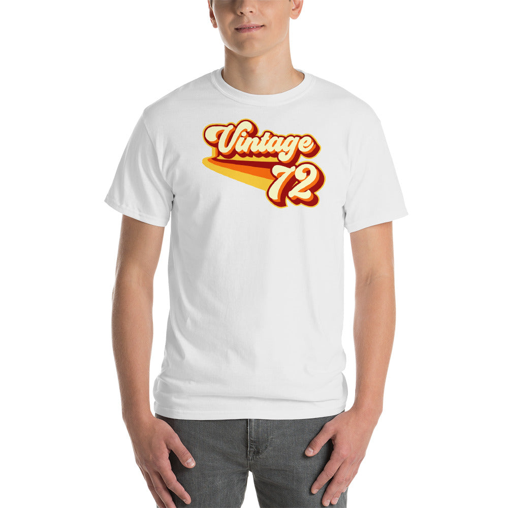 Vintage 1972 Warm Retro Lines CLASSIC FIT Short-Sleeve T-Shirt