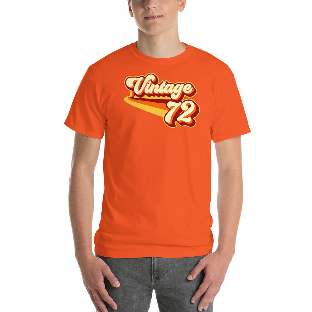 Vintage 1972 Warm Retro Lines CLASSIC FIT Short-Sleeve T-Shirt