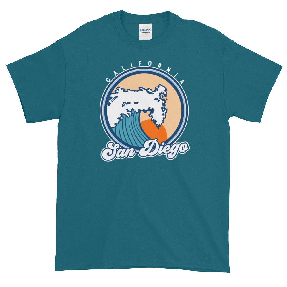 San Diego California Surf Short-Sleeve T-Shirt - Styleuniversal