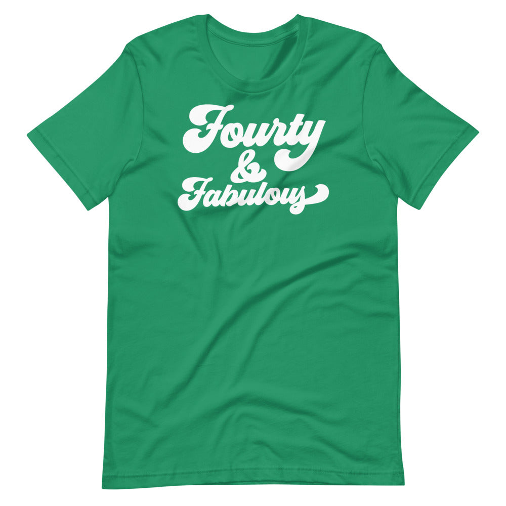 Fourty and Fabulous 40th Birthday Party Women's Short-Sleeve T-Shirt