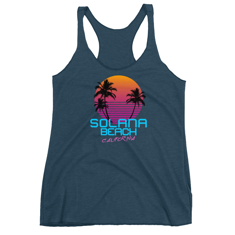 Solana Beach California Women's Racerback Tank - Styleuniversal