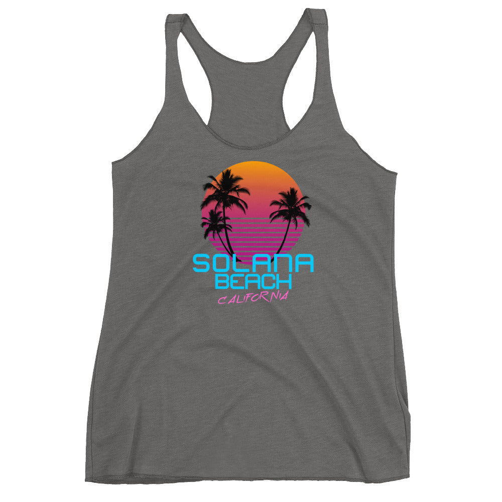 Solana Beach California Women's Racerback Tank - Styleuniversal
