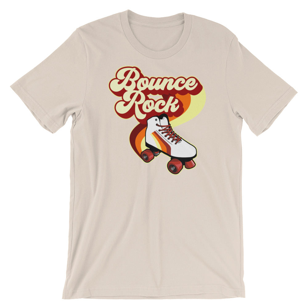 Bounce Rock Roller Skate 70's Disco Short-Sleeve T-Shirt - Styleuniversal