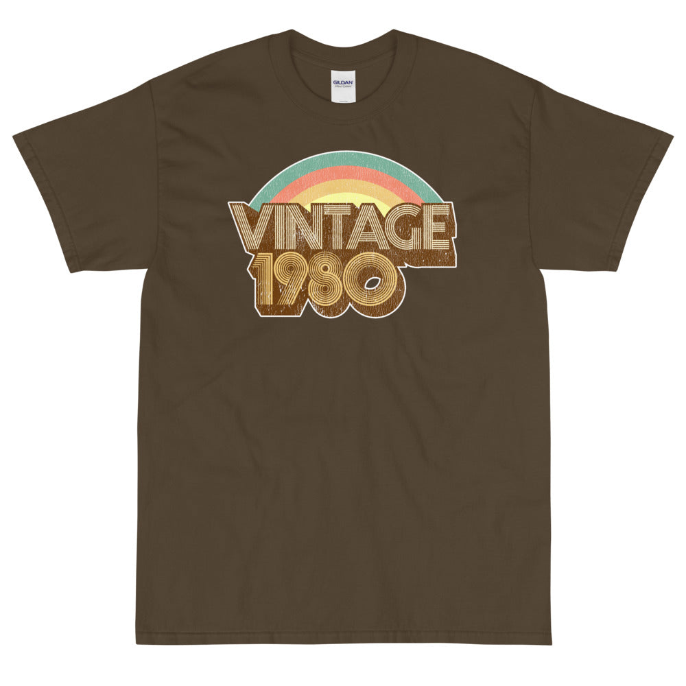 Vintage 1980 Distressed Short Sleeve T-Shirt