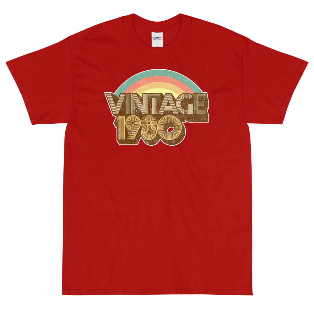 Vintage 1980 Distressed Short Sleeve T-Shirt