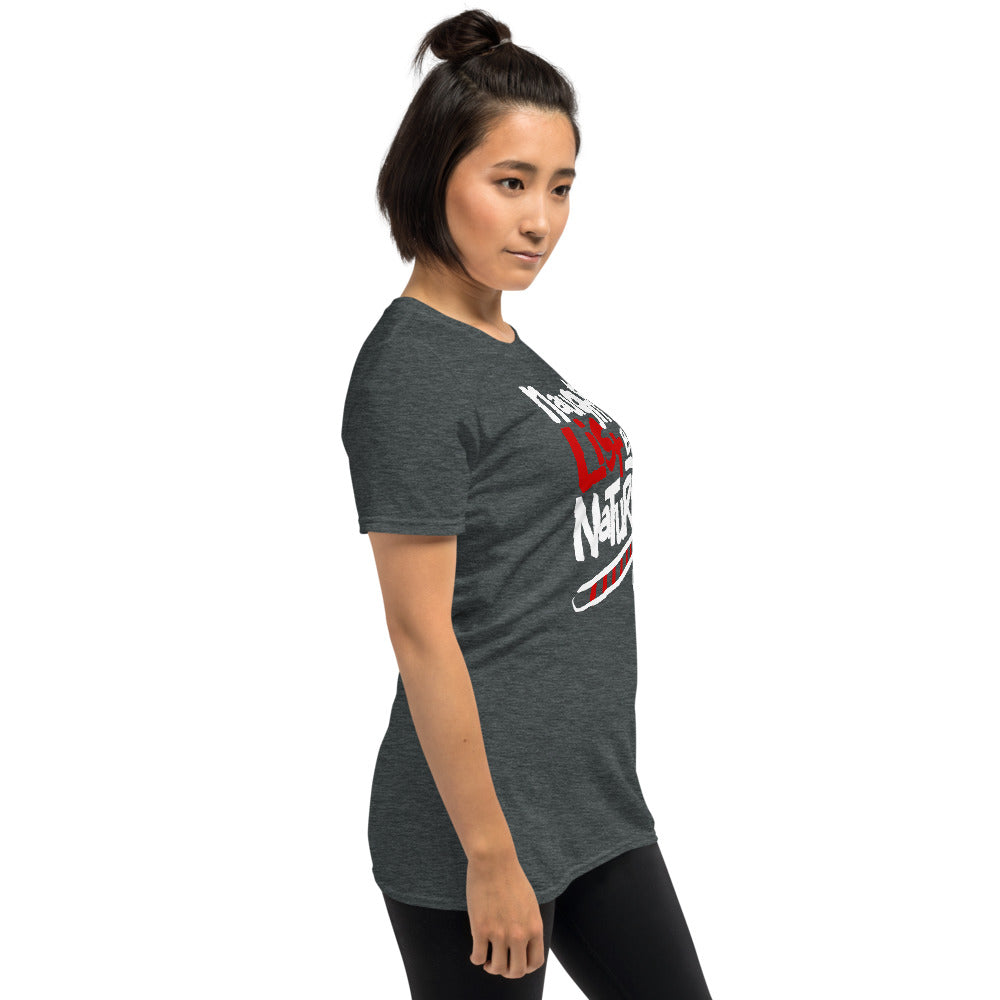 Naughty List By Nature Funny Christmas Short-Sleeve Unisex T-Shirt