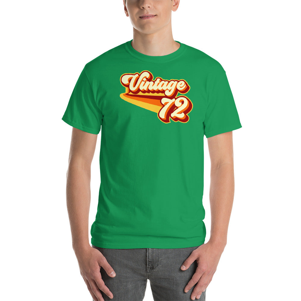 Vintage 1972 Warm Retro Lines CLASSIC FIT Short-Sleeve T-Shirt