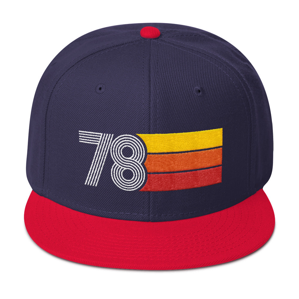 Vintage 1978 Retro Snapback Hat - Styleuniversal