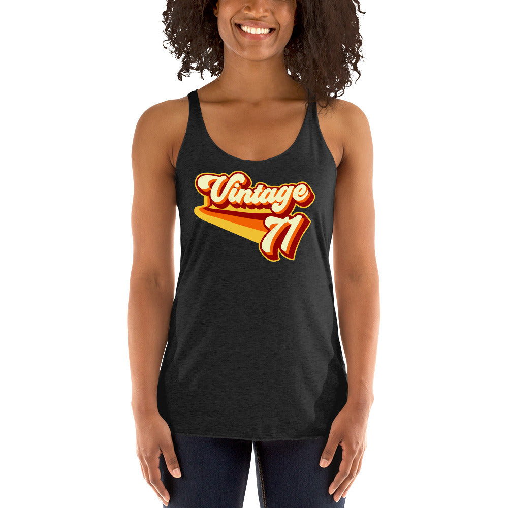 Vintage 1971 Women's Racerback Tank