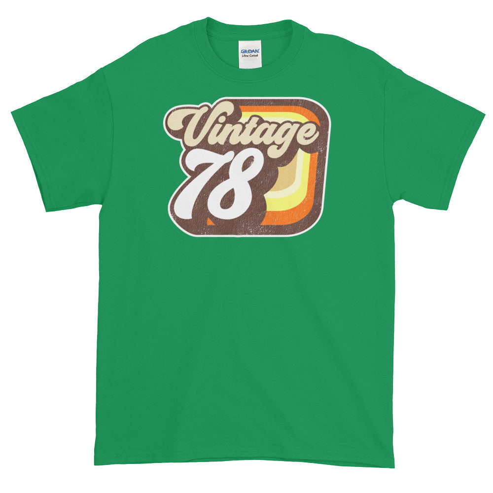 Vintage 1978 Retro Birthday Short-Sleeve T-Shirt - Styleuniversal