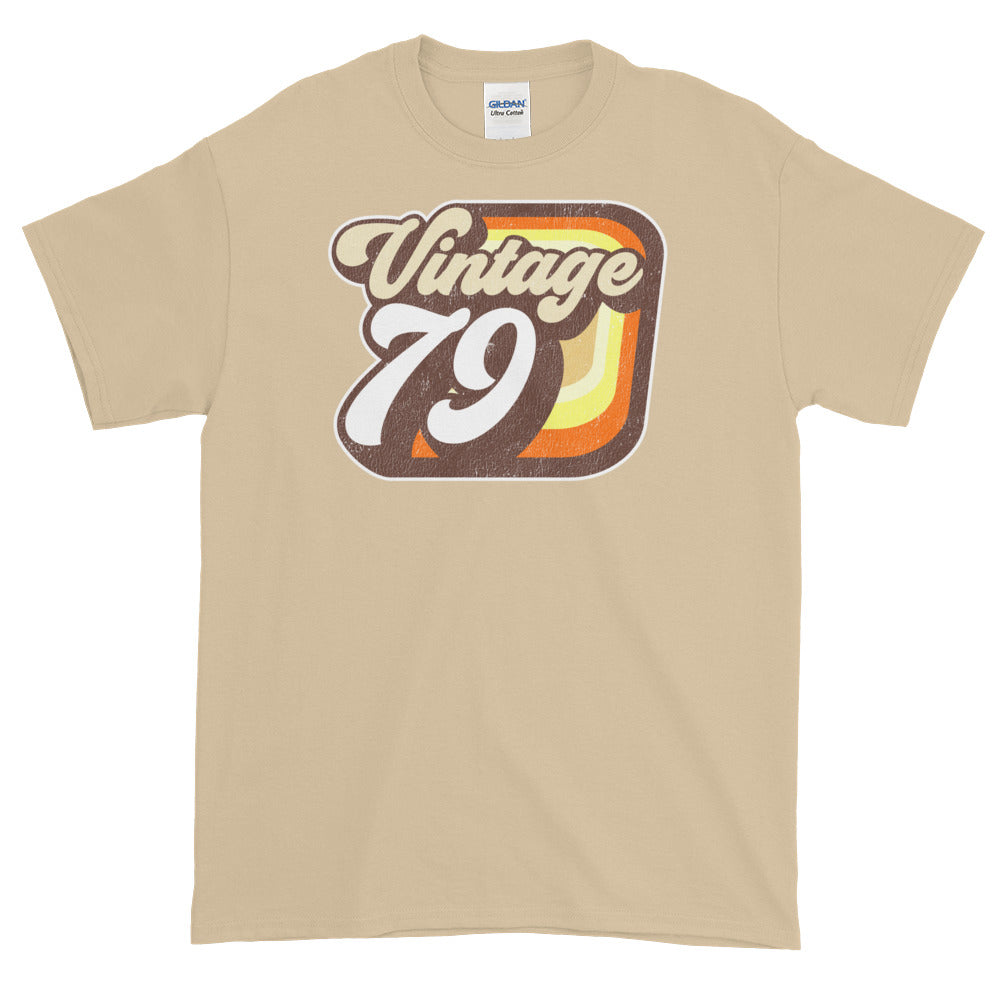 Vintage 1979 Retro Birthday Short-Sleeve T-Shirt - Styleuniversal