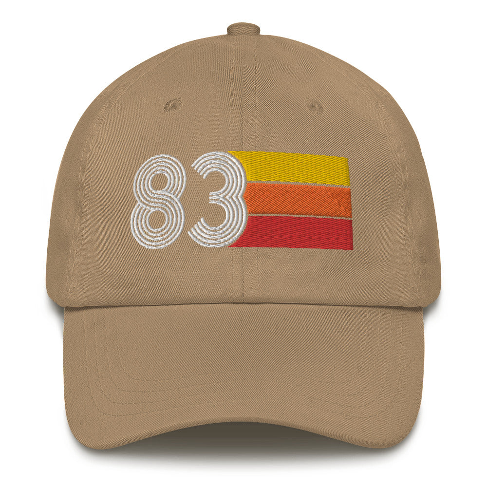 Retro Tri-Line 1983 Baseball Dad Hat