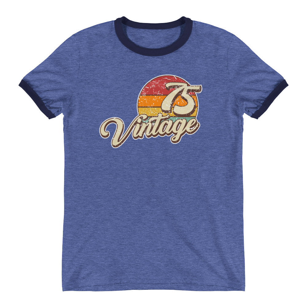 Vintage 1975 Retro Ringer T-Shirt