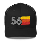 56 Number 1956 Birthday Retro Trucker Hat