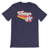 Vintage 1984 Retro Colors Short-Sleeve Unisex T-Shirt
