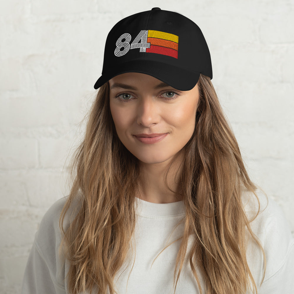 Retro Tri-Line 1984 Baseball Dad Hat
