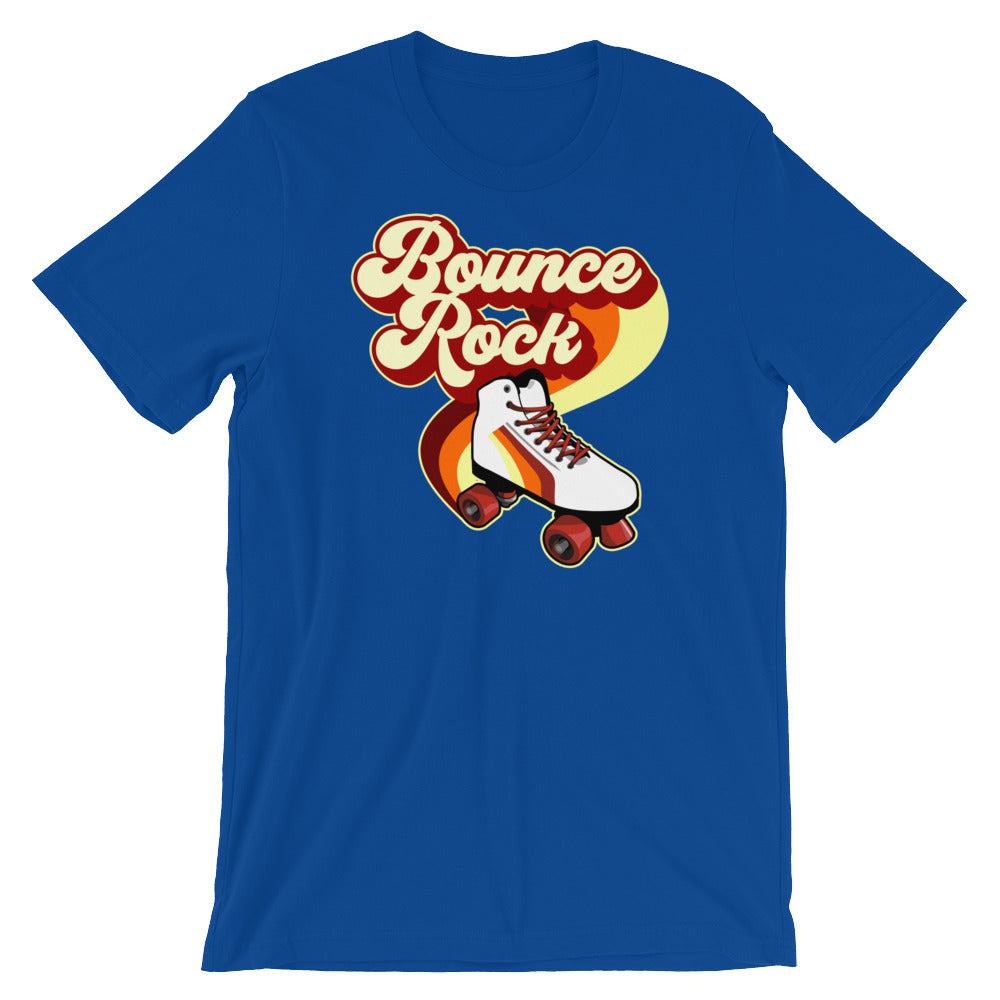 Bounce Rock Roller Skate 70's Disco Short-Sleeve T-Shirt - Styleuniversal