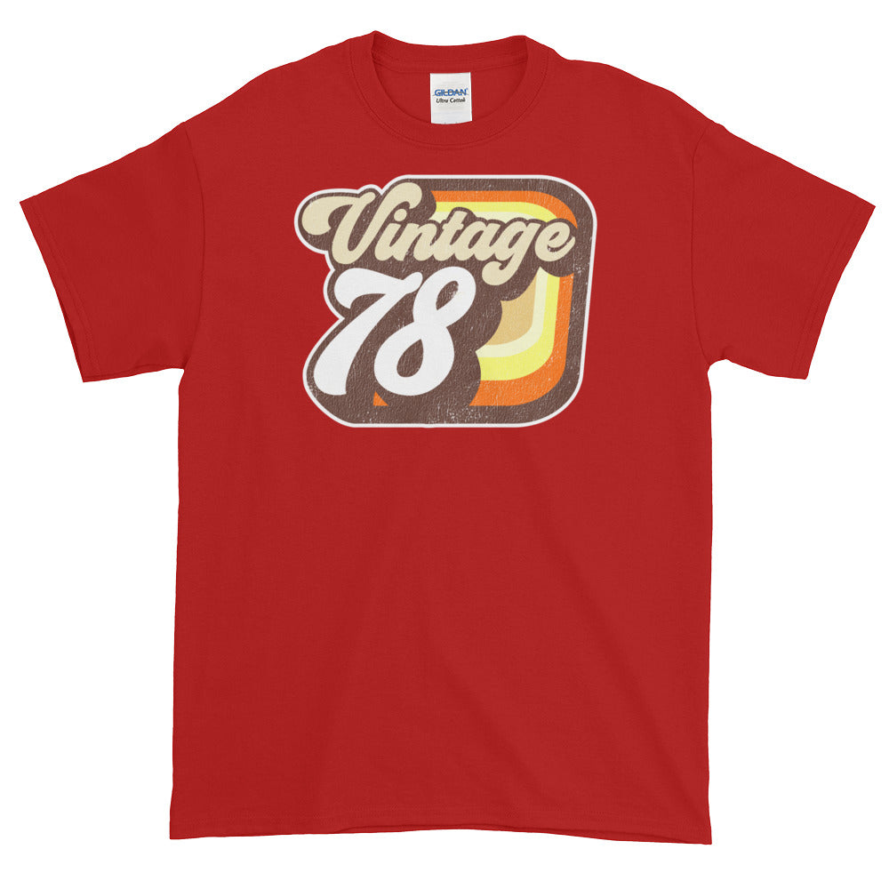 Vintage 1978 Retro Birthday Short-Sleeve T-Shirt - Styleuniversal