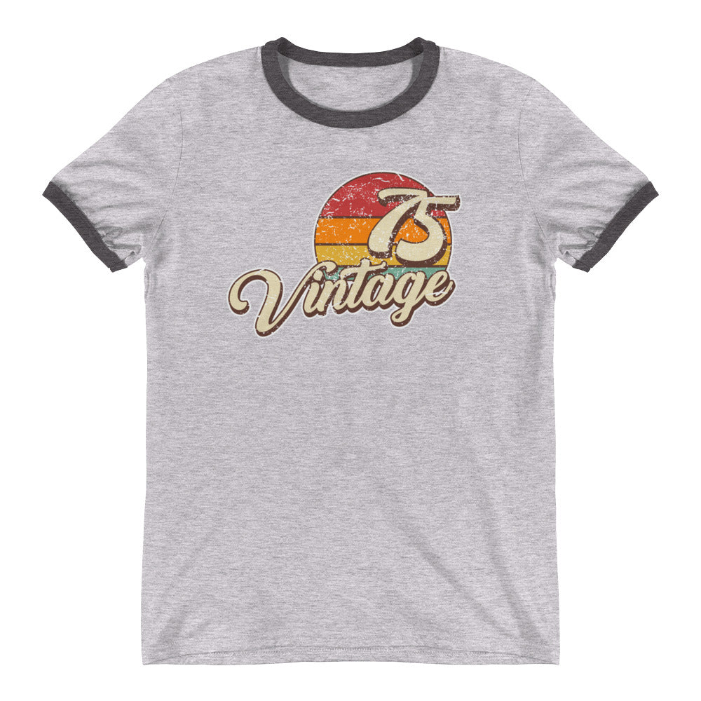 Vintage 1975 Retro Ringer T-Shirt