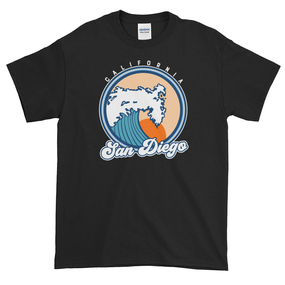 San Diego California Surf Short-Sleeve T-Shirt - Styleuniversal