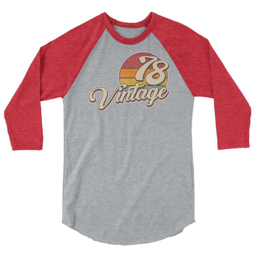 Vintage 1978 3/4 sleeve raglan shirt - Styleuniversal