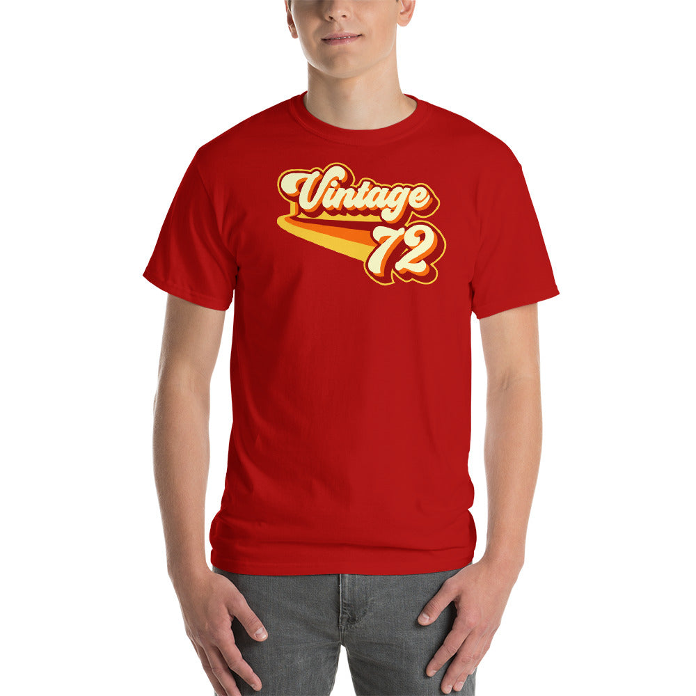 Vintage 1972 Warm Retro Lines CLASSIC FIT Short-Sleeve T-Shirt